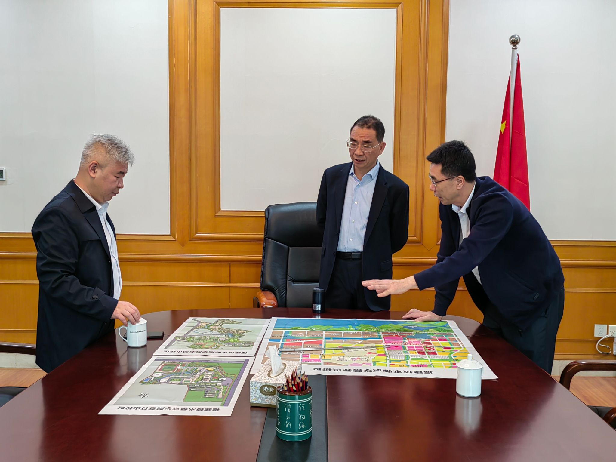 校党委书记赖海榕校长吴克寿拜访福州市人民政府市长吴贤德